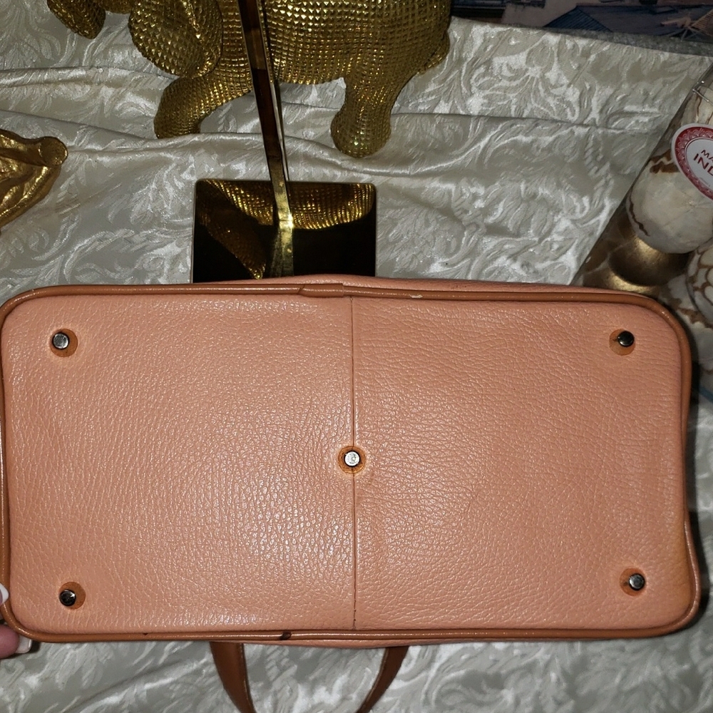 Valentina Lambskin Leather Satchel - Picture 8 of 14